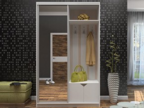 Шкаф-купе Ирина 1300 белый в Аше - asha.mebel74.com | фото