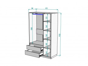 Шкаф Malta light H298 Белый в Аше - asha.mebel74.com | фото 2