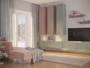 Шкаф навесной большой Оливия Шарли Pink в Аше - asha.mebel74.com | фото 2