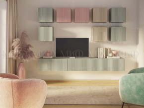 Шкаф навесной малый Оливия Шарли Pink в Аше - asha.mebel74.com | фото 2