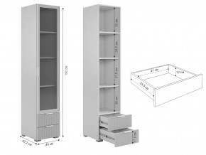 Шкаф однодверный 107.03 Зефир белый в Аше - asha.mebel74.com | фото 2