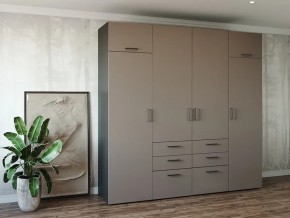 Шкаф распашной 2400А Мокко в Аше - asha.mebel74.com | фото 1