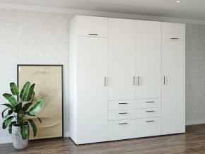 Шкаф распашной 2400Б Жемчуг в Аше - asha.mebel74.com | фото