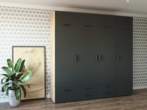 Шкаф распашной 2400К Антрацит в Аше - asha.mebel74.com | фото