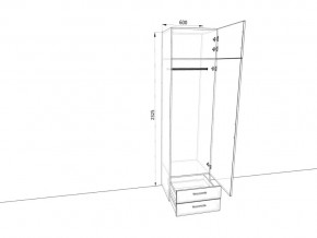 Шкаф распашной Ш639ЯМК Антрацит в Аше - asha.mebel74.com | фото 2