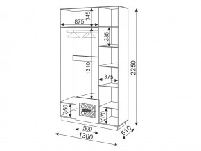 Шкаф с ящиками трехдверный М29 Тиффани в Аше - asha.mebel74.com | фото 3