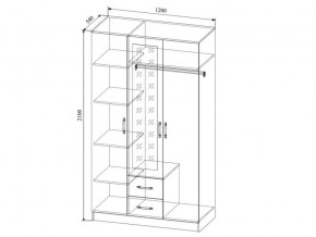 Шкаф Софи СШК1200.1 трехдверный в Аше - asha.mebel74.com | фото 2