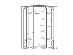 Шкаф угловой S320-SZFN5D Кентаки Белый в Аше - asha.mebel74.com | фото 2