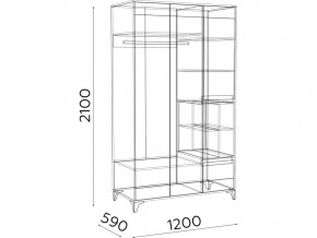 Шкаф универсальный Гринвич мод.9 в Аше - asha.mebel74.com | фото 3