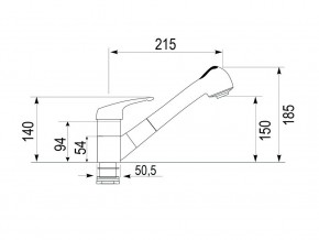 Смеситель Impact G08940 в Аше - asha.mebel74.com | фото 2