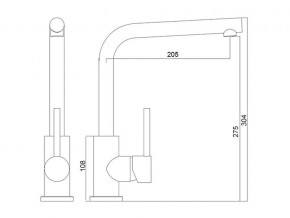 Смеситель Impact LM2104 в Аше - asha.mebel74.com | фото 2