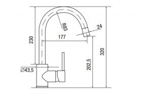 Смеситель Logic LM2101 Chrome в Аше - asha.mebel74.com | фото 2