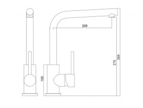 Смеситель Logic LM2103 хром в Аше - asha.mebel74.com | фото 2