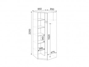 Спальня Глэдис с большим комодом в Аше - asha.mebel74.com | фото 2