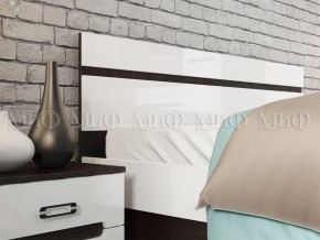 Спальня Ким Белый глянец, венге в Аше - asha.mebel74.com | фото 5