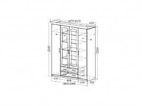 Спальня Венеция 2 в Аше - asha.mebel74.com | фото 3