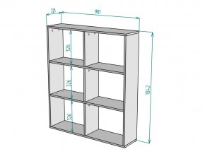 Стеллаж S87 в Аше - asha.mebel74.com | фото 3