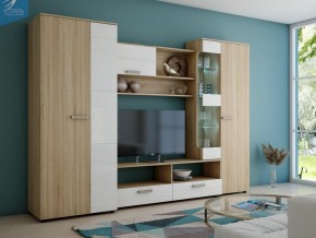 Стенка Флоренция-5 НМ МДФ глянец в Аше - asha.mebel74.com | фото