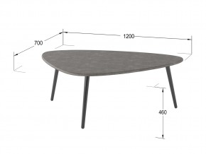 Стол журнальный Эланд серый бетон в Аше - asha.mebel74.com | фото 2