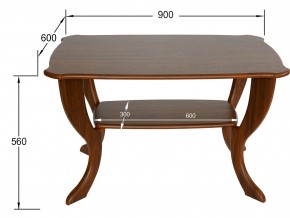 Стол журнальный Маэстро СЖ-01 орех в Аше - asha.mebel74.com | фото 2