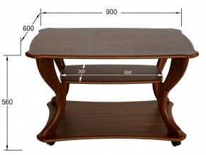 Стол журнальный Маэстро СЖ-02 орех в Аше - asha.mebel74.com | фото 2