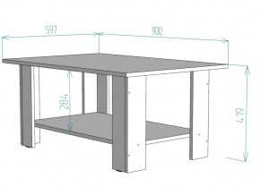 Стол журнальный TC1 в Аше - asha.mebel74.com | фото 3