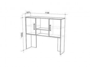 Стол компьютерный 1200 угловой Лайт-2 в Аше - asha.mebel74.com | фото 3