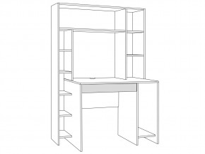 Стол компьютерный 12.71 Комфорт Дуб Золотой, Белая Аляска в Аше - asha.mebel74.com | фото 6