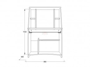 Стол компьютерный СК 3 млечный дуб в Аше - asha.mebel74.com | фото 2