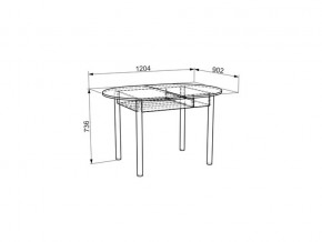 Стол обеденный Квартет дуб млечный в Аше - asha.mebel74.com | фото 3