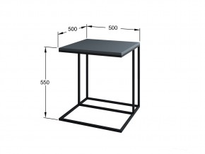 Стол придиванный Эгрет Графит в Аше - asha.mebel74.com | фото 2