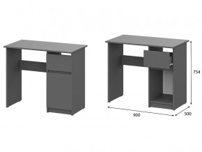 Стол письменный 900 Денвер Графит серый в Аше - asha.mebel74.com | фото