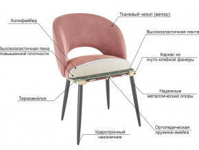 Стул Моли велюр синий в Аше - asha.mebel74.com | фото 2