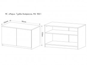 Тумба-антресоль Мори МА900.1 в Аше - asha.mebel74.com | фото 2