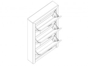 Тумба для обуви BUT 3D Коен Ясень Снежный в Аше - asha.mebel74.com | фото 2