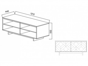 Тумба для ТВА Moderno-1200 Ф2 в Аше - asha.mebel74.com | фото 5