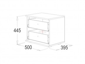 Тумба с 2-мя ящиками Ольга 14 в Аше - asha.mebel74.com | фото 2