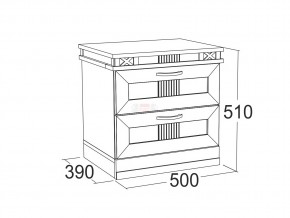 Тумба с 2-мя ящиками Ольга 18 в Аше - asha.mebel74.com | фото 2