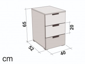 Тумба Svogen бежево-белый в Аше - asha.mebel74.com | фото 2