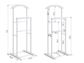 Вешалка Ника напольная белый в Аше - asha.mebel74.com | фото 2