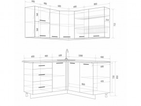 Угловой кухонный гарнитур Флоренс Грин в Аше - asha.mebel74.com | фото 4